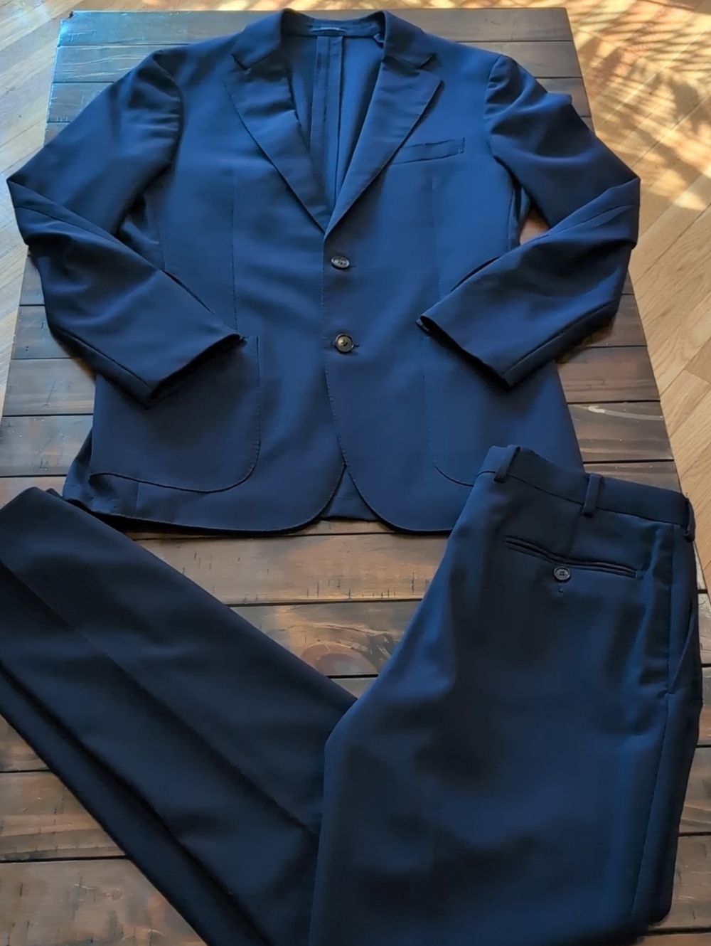Suitsupply Traveller Suit Havana Unlined Int Jacket Brescia Int Pants 40L 34x33